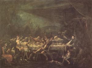 MAGNASCO, Alessandro THe Gypsies'Wedding Feast (mk05) oil painting image